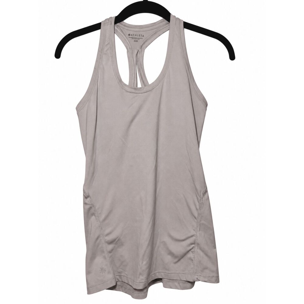 Athleta Women’s XXS Dusty Mauve Open Back Racerback Workout Yoga Tank Top